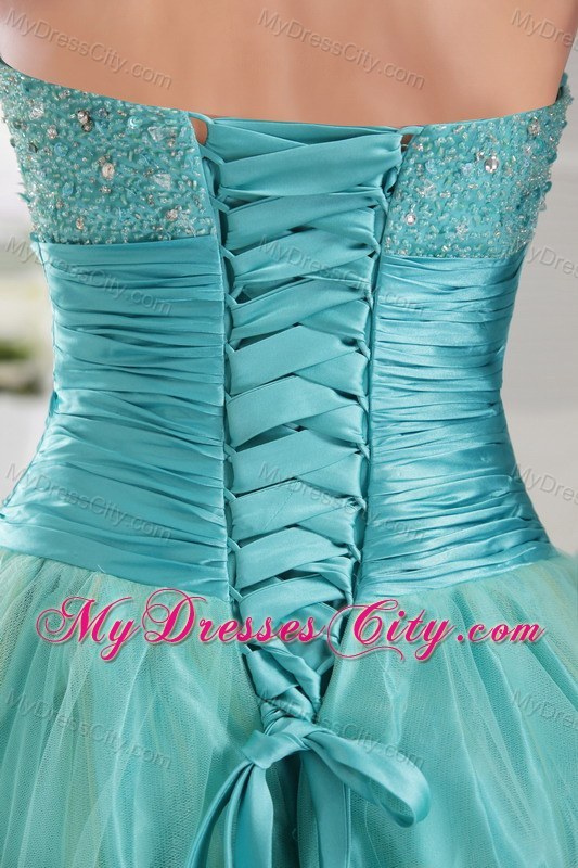 Sweetheart Slinky Colorful Prom Pageant Dress with Brush Train