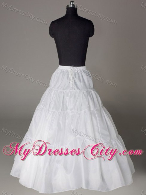 A-line Taffeta Floor-length Wedding Petticoat