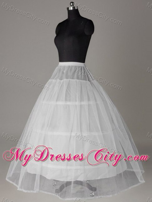 Two Layers Ball Gown Floor-length Wedding Petticoat