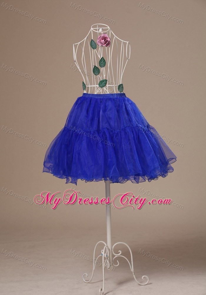 Custom Made 2013 Peacock Blue Petticoat