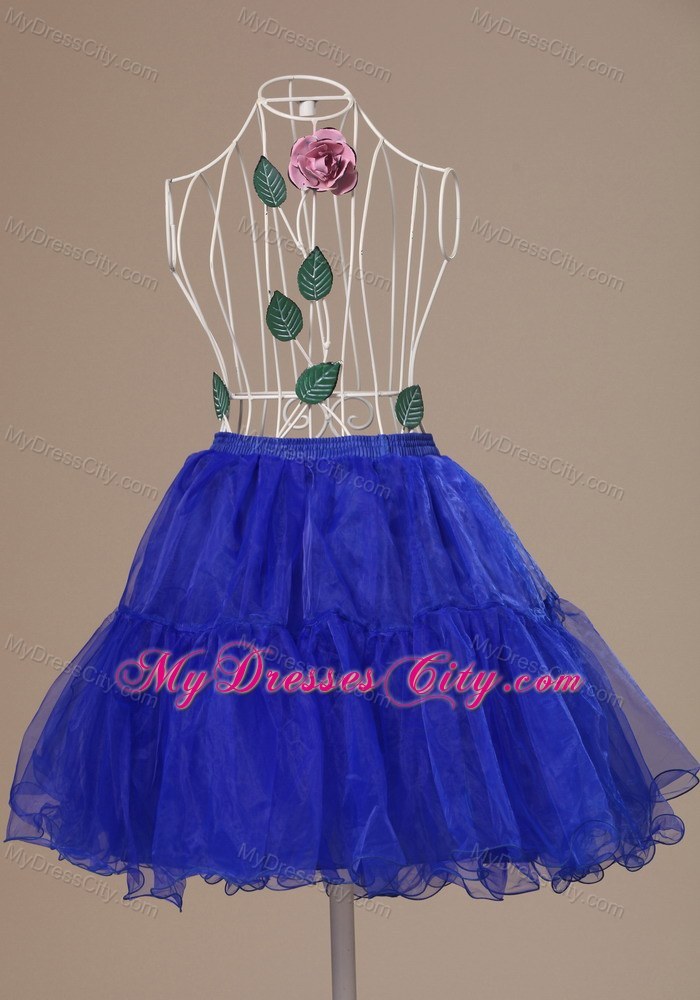 Custom Made 2013 Peacock Blue Petticoat