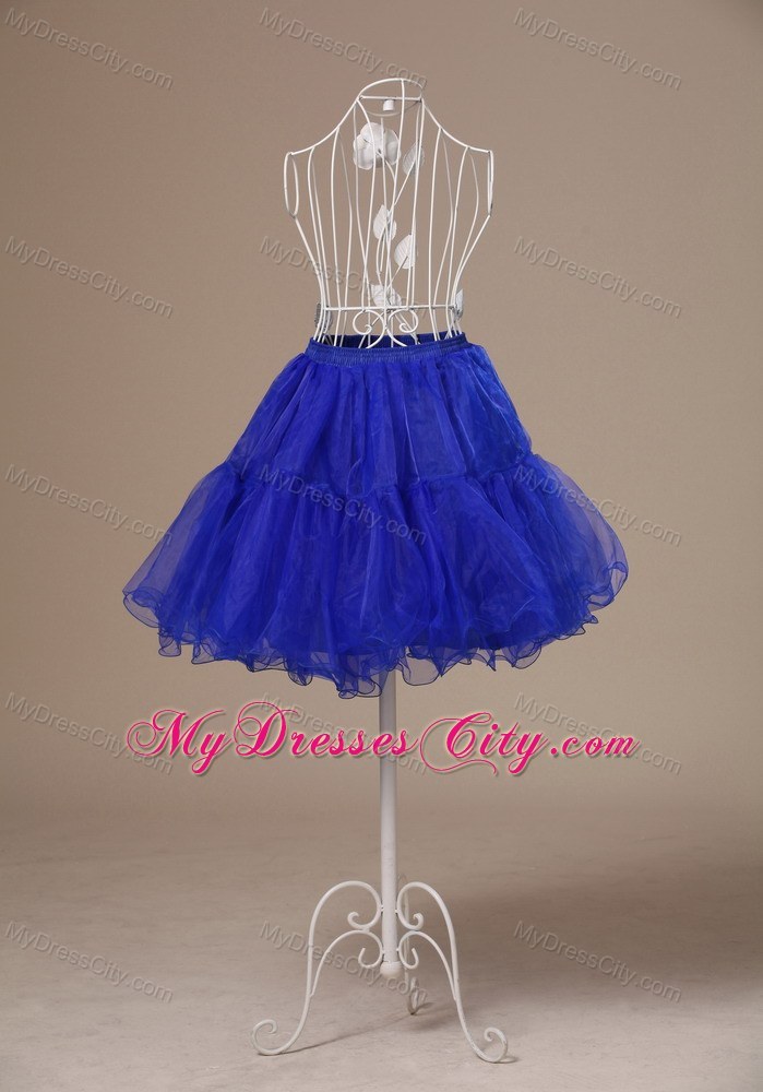 Custom Made 2013 Peacock Blue Petticoat