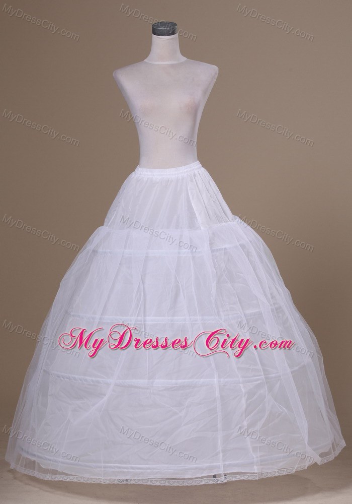 Fashionable Tulle and Organza Floor-length Wedding Petticoat