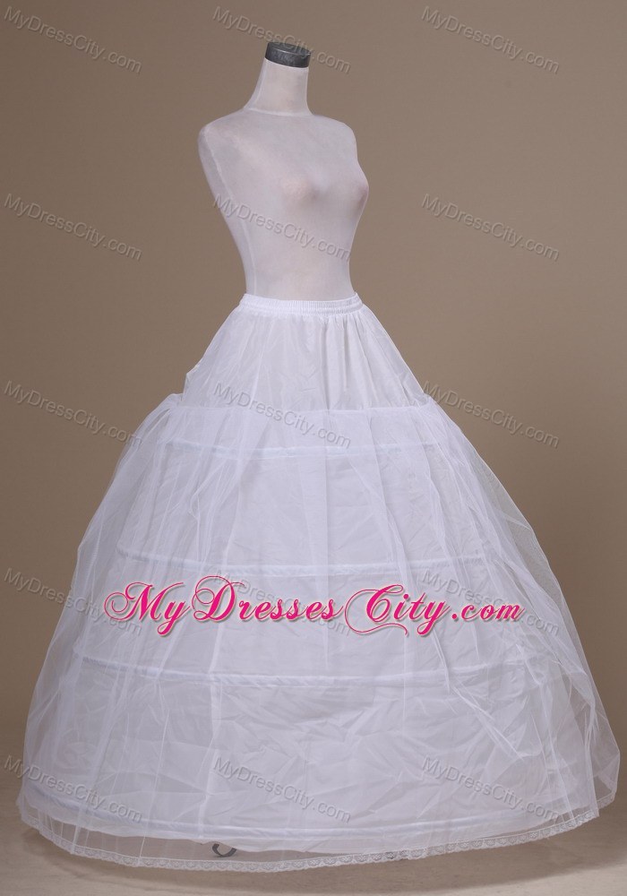 Fashionable Tulle and Organza Floor-length Wedding Petticoat