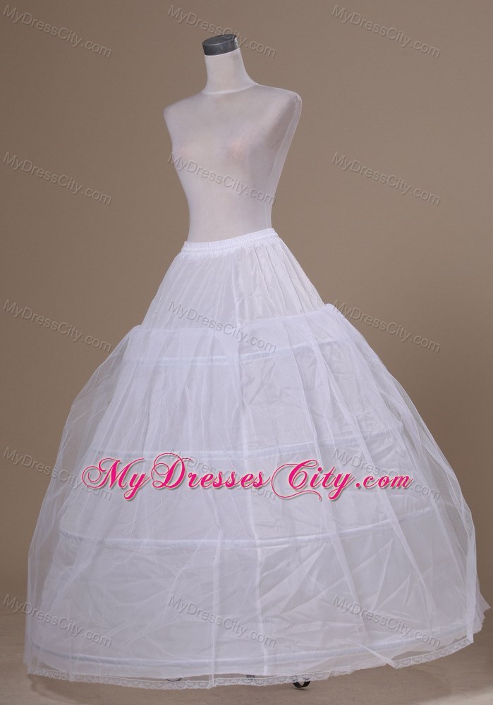 Fashionable Tulle and Organza Floor-length Wedding Petticoat