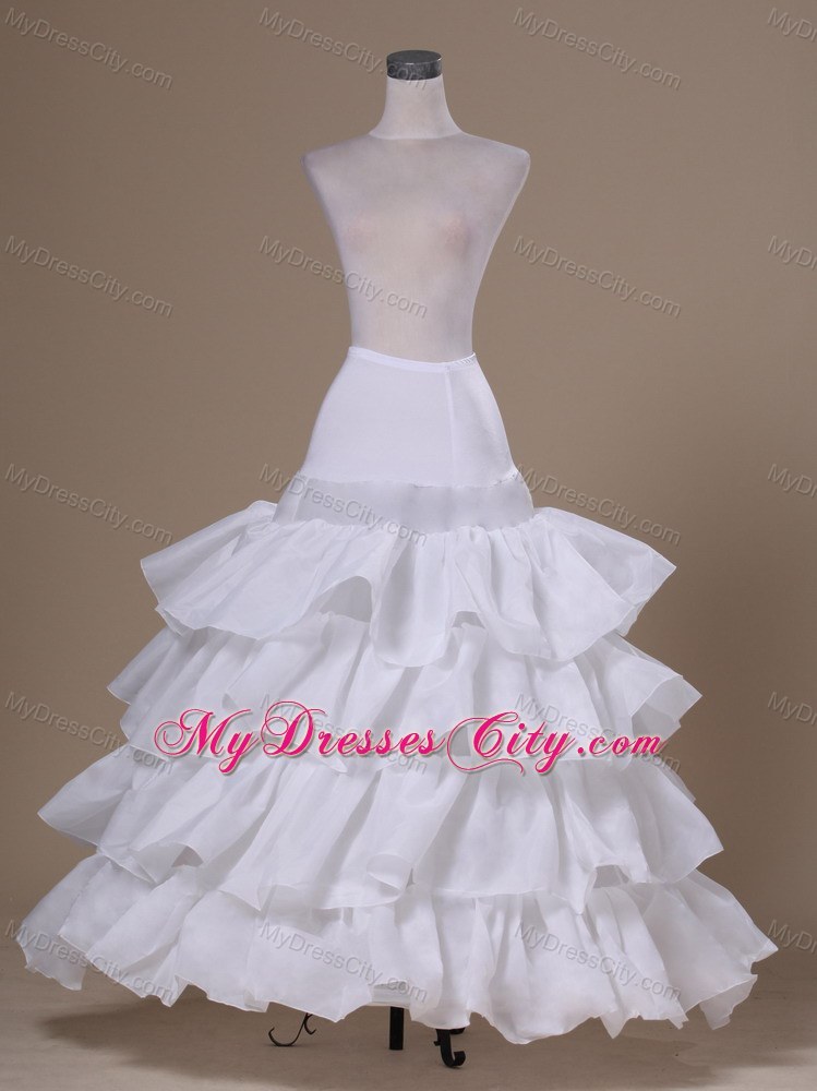 Ruffled Layers Ball Gown Taffeta For Prom Petticoats