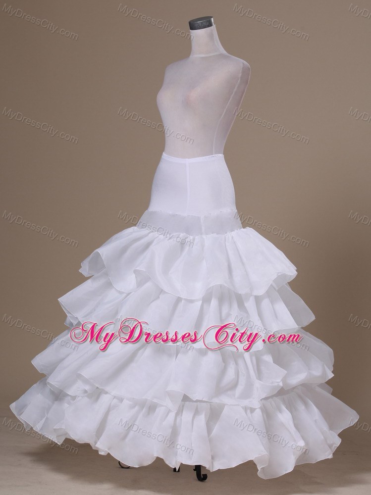 Ruffled Layers Ball Gown Taffeta For Prom Petticoats