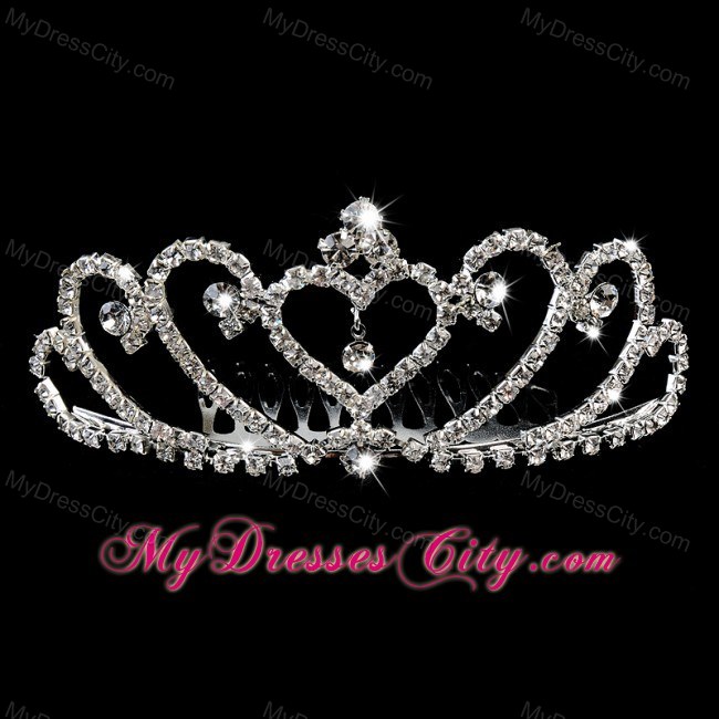 Popular Alloy With Rhinestone Tiara