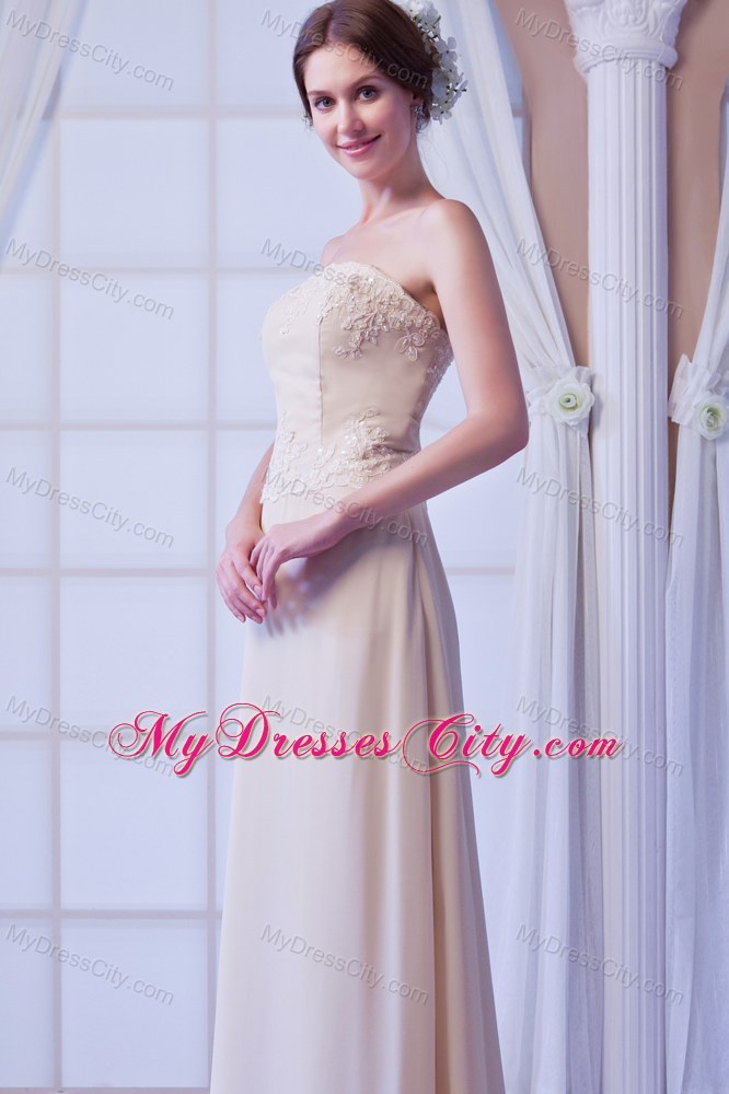 Appliques with Beading Mother of the Bride Dress with Chiffon Coat