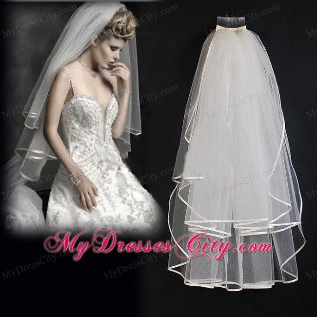 Two-tier Tulle Graceful Wedding Veil