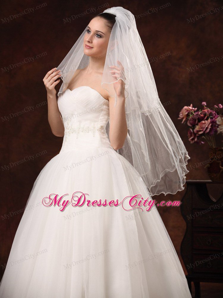 Two-tier Tulle Graceful Wedding Veil