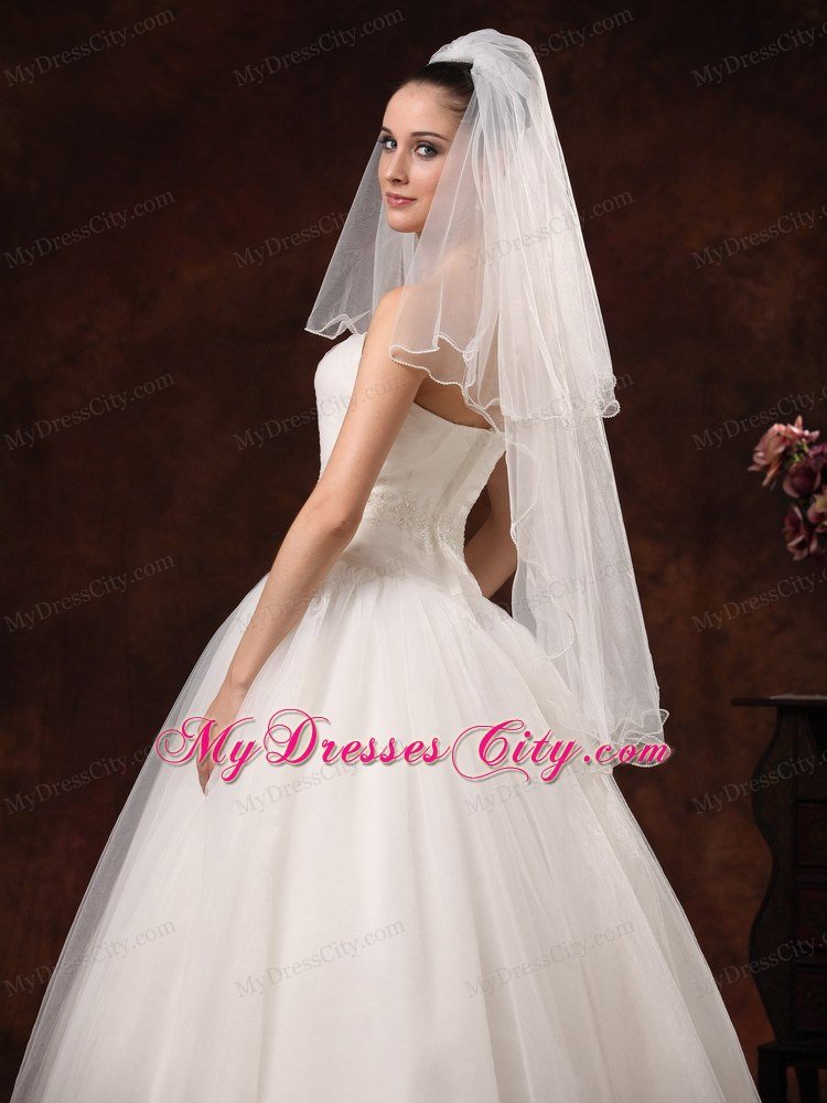 Two-tier Tulle Graceful Wedding Veil