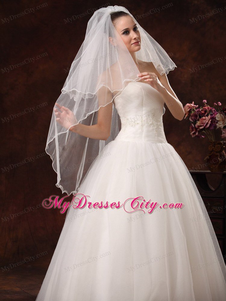 Two-tier Tulle Graceful Wedding Veil