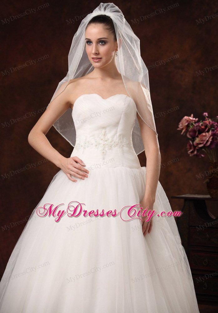 Cheap Drop Tulle Bridal Veils For Wedding