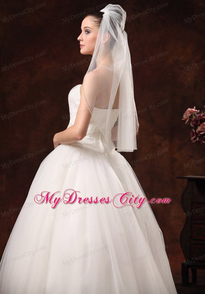 Cheap Drop Tulle Bridal Veils For Wedding