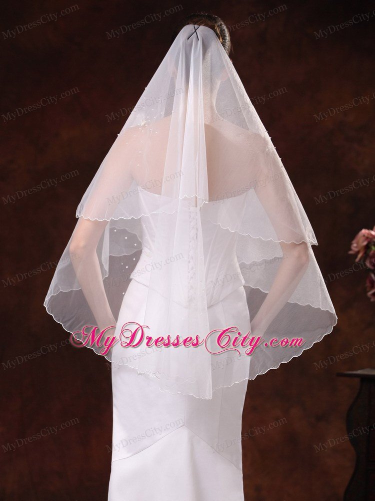 Simple Organza Bridal / Wedding Veil