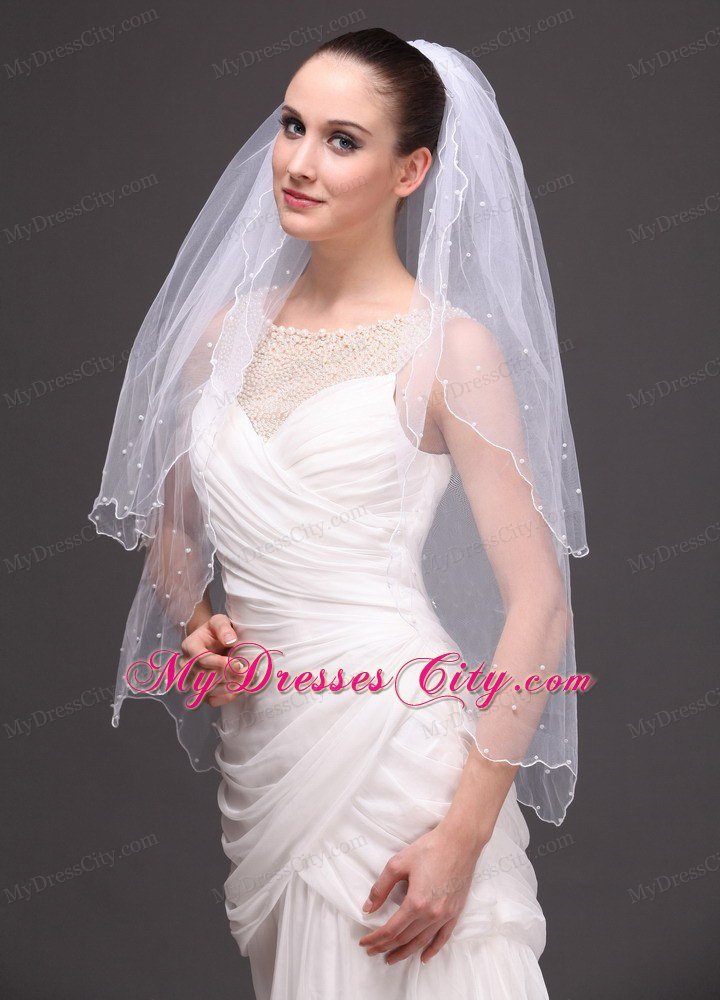 Two-tier Tulle Graceful Wedding Veil