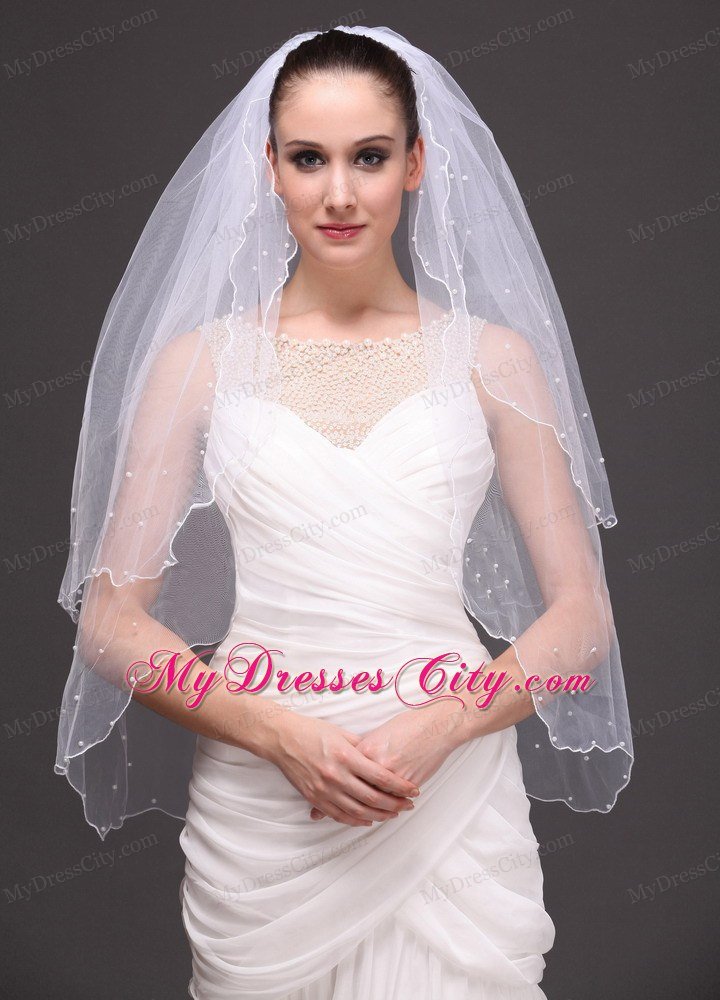 Two-tier Tulle Graceful Wedding Veil