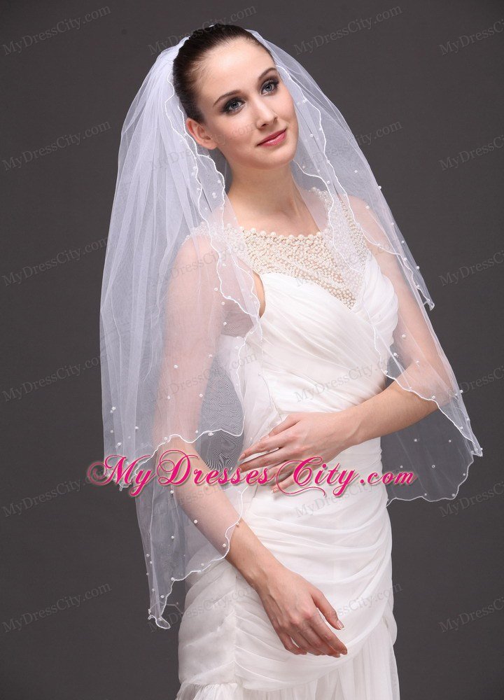 Two-tier Tulle Graceful Wedding Veil