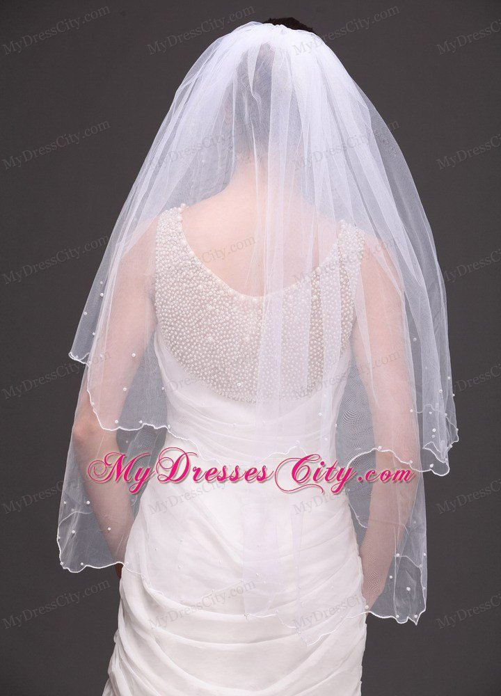 Two-tier Tulle Graceful Wedding Veil