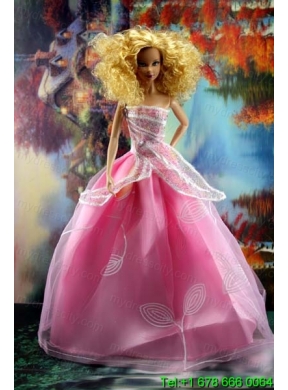 Pretty Pink Princess Dress For Barbie Doll - MyDressCity.com