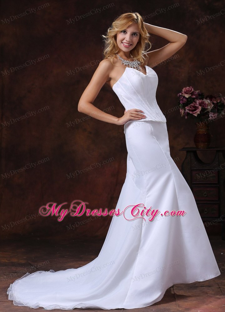 Simple Sweetheart Corset Mermaid Wedding Dress For Custom Made ...